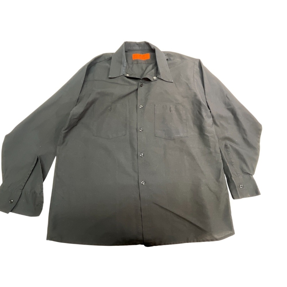 EWC shirt Men's size XL black button-down long-sleeve